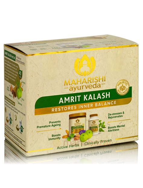Buy Amrit Kalash, Ayurvedic Complex, 60 tabs + 600 g, Maharishi Ayurveda
