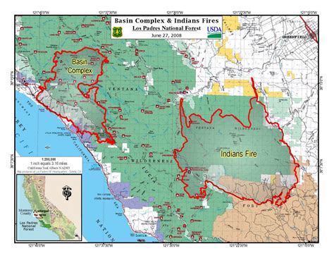 Updated Map Of Detwiler Fire Near Mariposa, Ca - Wednesday Afternoon ...