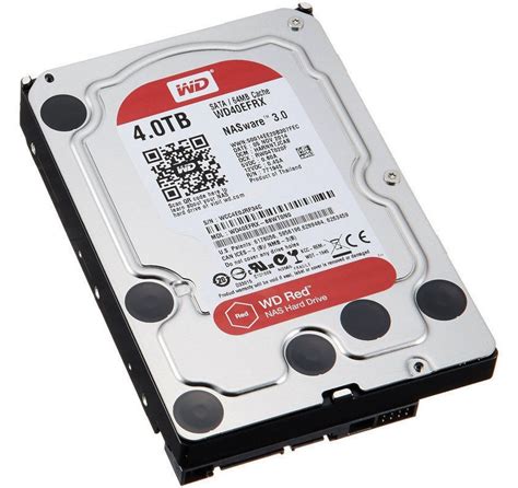 Western Digital Wd40efrx Wd Red 4tb Intellipower 64mb Cache 3.5"