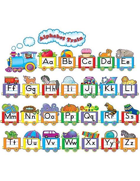 Alphabet Train Bulletin Board Display Set (TCR4421) « Products | Teacher Created Resources ...