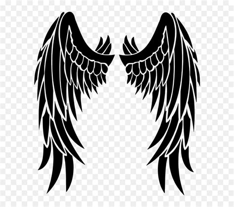 Black Wings Clipart Transparent Png - Angel Wings Png Vector, Png ...