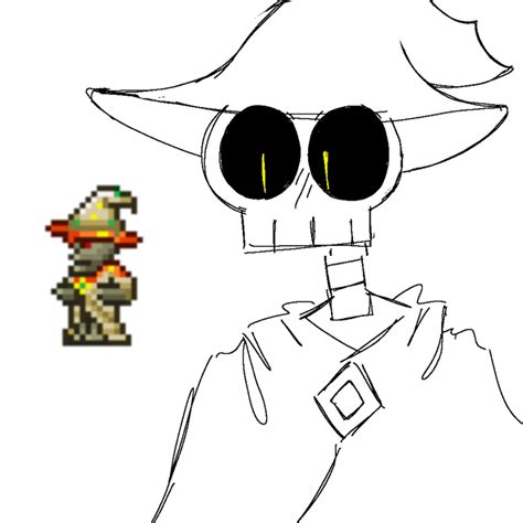 Rune Wiz doodle. : r/Terraria