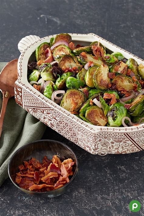 Brussels Sprouts with Pancetta, Shallots and Cherries recipe from Publix. Try this flavorful ...