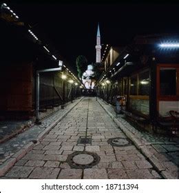 Bascarsija Sarajevo By Night Stock Photo 18711394 | Shutterstock