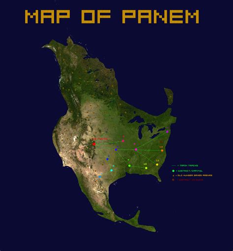 The Capitol: Map of Panem