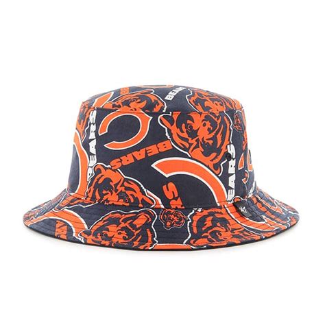 Chicago Bears Bravado Bucket White 47 Brand Hat - Detroit Game Gear