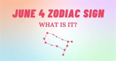 June 4 Zodiac Sign Explained | So Syncd