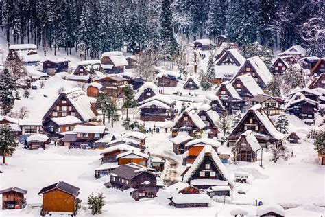 Premium Photo | Japanese Winter Village