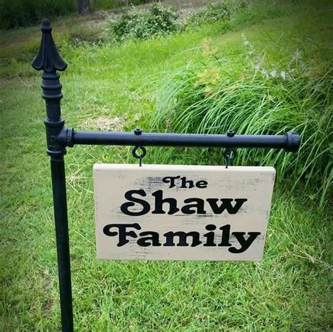 Yard Signs Personalized Yard Signs Garden Signs Family by SignChik