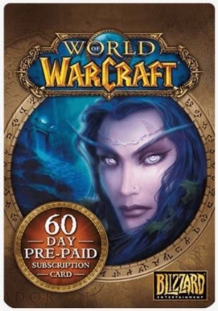Free WoW Game Time Subscription Card Generator — Free 30 n 60 Days World of Warcraft Classic Gift...