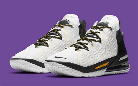 Nike Lebron 18 Lakers Home CQ9283-100 - Basket Connection