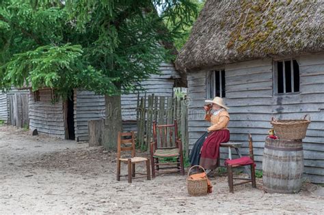 Plimoth Patuxet in Plymouth, MA Editorial Image - Image of colony ...