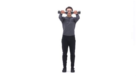 Dumbbell front raise | Exercise Videos & Guides | Bodybuilding.com