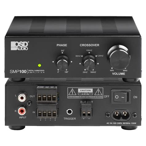 SMP100 100W Mono Subwoofer Amplifier | OSD Audio