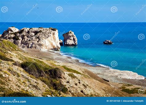 Aphrodite beach on Cyprus stock photo. Image of nature - 30144160