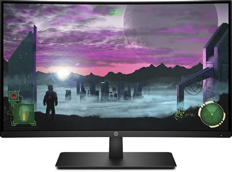 Amazon.com: HP 27-inch Curved 144hz Gaming Monitor with AMD Freesync Technology, Tilt Adjustment ...