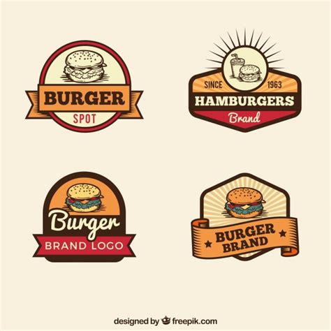 Graphic Resources for everyone | Retro logos, Logo restaurant, Food ...