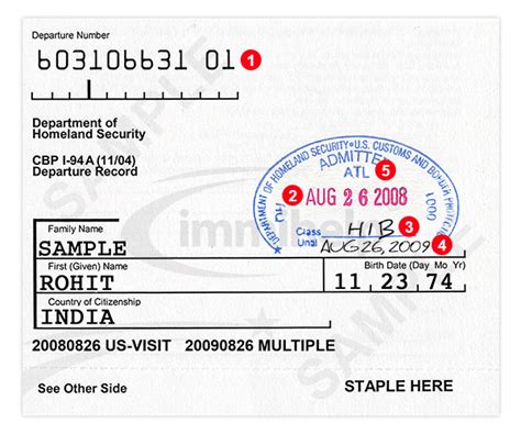 Form I 94 Explained Arrival Departure Record CitizenPath - Admission Forms 2023