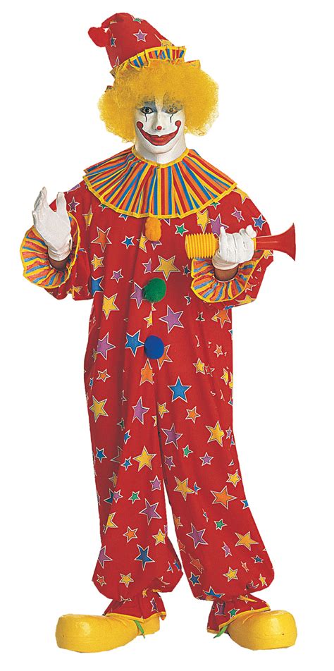 Adult Colorful Clown Costume - CostumePub.com