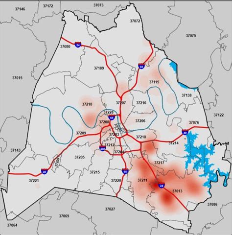 Davidson County Tn Map - Map Of West