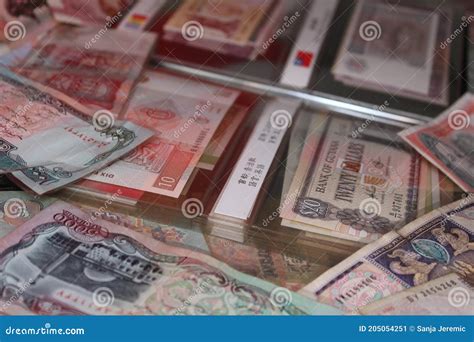 A collection of old money stock image. Image of bank - 205054251