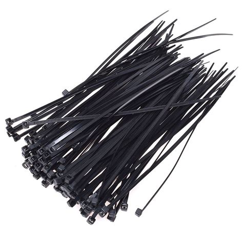 11″ 120 lb. UV Resistant Black Cable Ties | R and R Wholesale