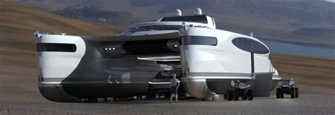 Lazzarini Design releases conceptual Pagurus, an amphibious catamaran