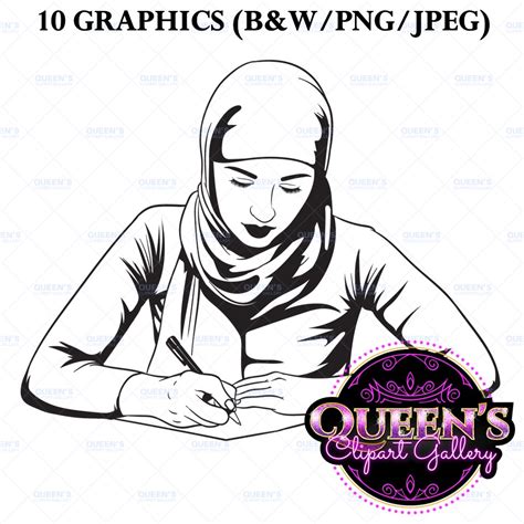 Clipart - Muslim Girls / Girls in Hijabs Clipart | Made By Teachers