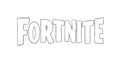 How to Draw the Fortnite logo (4 Simple Steps) - FakeClients Blog