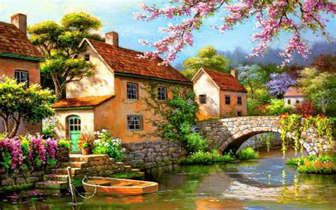 Beautiful Village Wallpapers - Top Những Hình Ảnh Đẹp