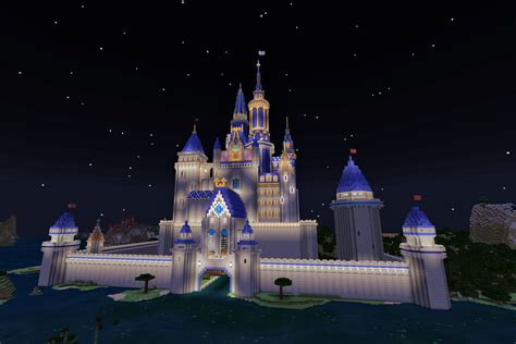 Disney castle recreation I've finally finished on Minecraft:) : r/disney