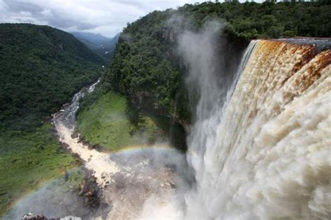 Picture of Kaieteur Falls, rainbow and Potaro valley | Kaieteur | Guyana