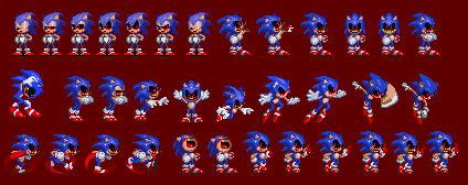 Super Sonic.exe Sprites