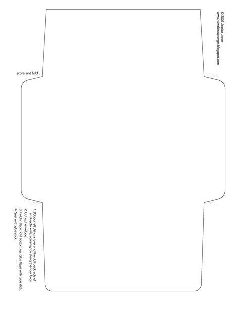 Make Your Own Envelope Template Free