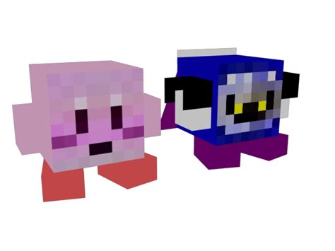 Kirby in Minecraft by MaskedMochi on DeviantArt