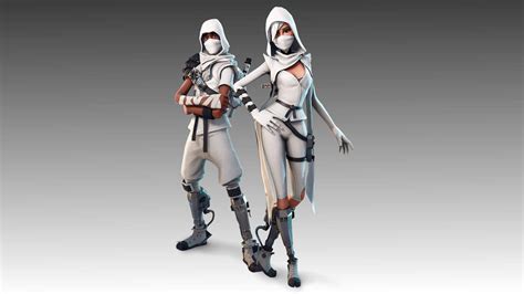 Download Cool Fortnite Skin White Aesthetic Ninjas Wallpaper ...