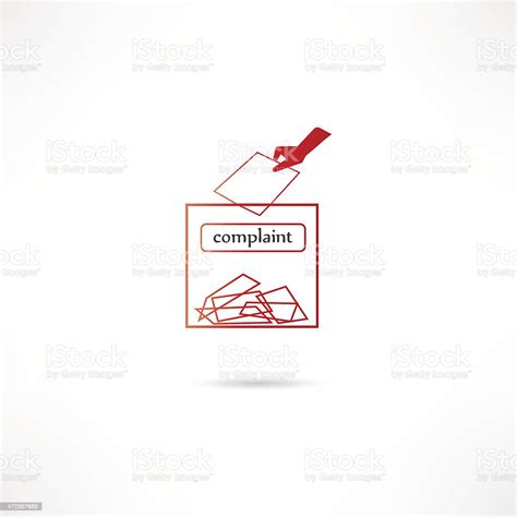 Complaint Box With Notecards Stock Illustration - Download Image Now - Box - Container ...