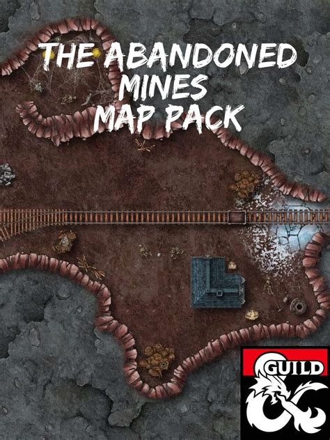 The Abandoned Mines - Map Pack - Dungeon Masters Guild | Dungeon ...