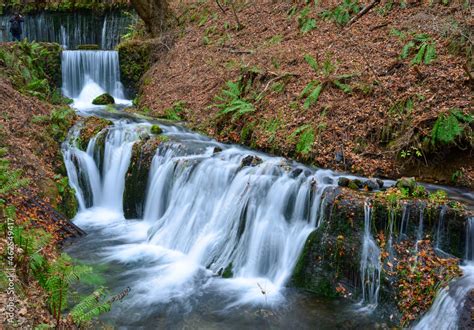 Beautiful scenery of Shiraito Waterfall Stock Photo | Adobe Stock