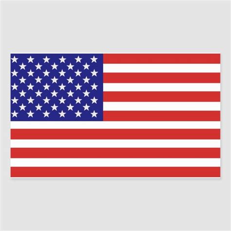 American USA Flag Sticker | Zazzle | Usa flag stickers, Usa flag art ...