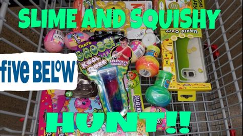 Slime, Squishy, and Shopkins Hunt at 5 Below!! SUCCESS! - YouTube