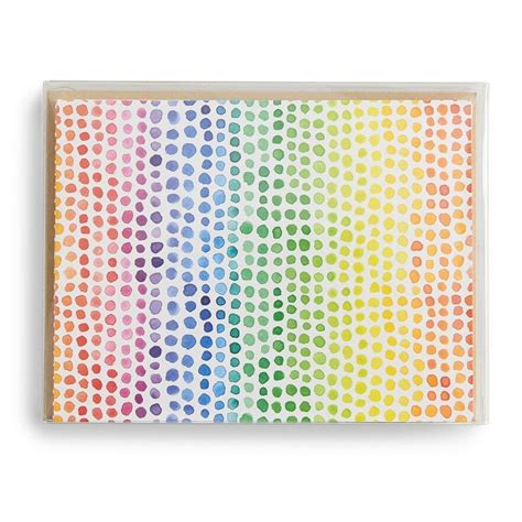 Paper Source Rainbow Dot Stationery | Paper source, Stationery, Paper