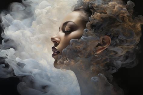 Premium AI Image | Smoke and Mirrors Illusions in Art