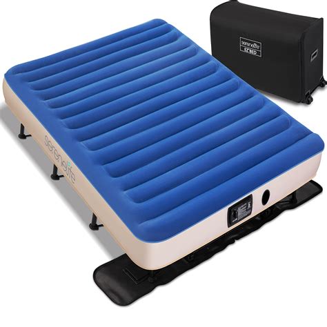 Buy EZ-Bed Inflatable Air Mattress with Frame - Luxury Self Inflating Blow Up Guest Airbed Cot ...