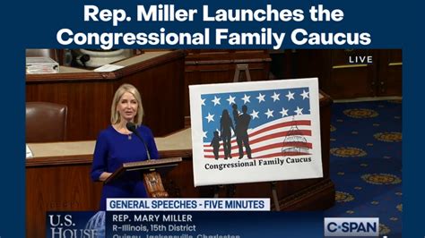 Defending the Family: Rep. Mary Miller Launches the Congressional ...