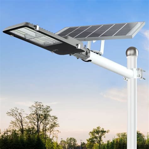 【はございま】 Solar Street Light Outdoor 1680 LED 600W Dusk to Dawn LED Solar Flood Lights Solar ...