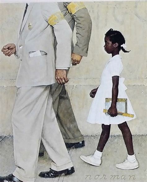 The Problem We All Live With Norman Rockwell