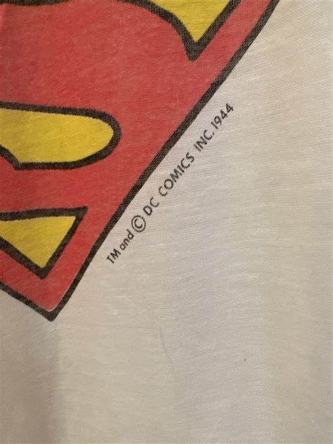 Vtg Superman DC Comics 1970s Logo on Chest Tank Top C… - Gem
