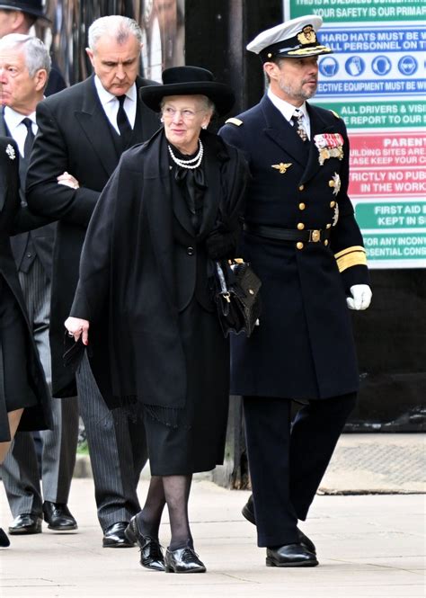 Queen Margrethe II Attends The State Funeral of Queen Elizabeth II ...