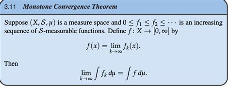 Solved Give an example to show that the Monotone Convergence | Chegg.com